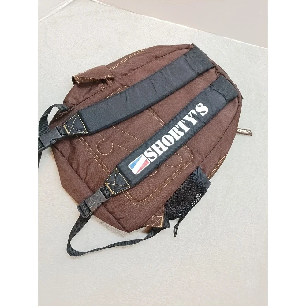 Vintage '90S Shorty's Skate Backpack Brown Skater Grunge Chad Muska Y2k Rare.